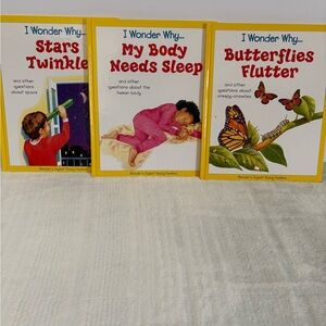 I Wonder Why Book Set - Stars, Sleep, and Butterflies